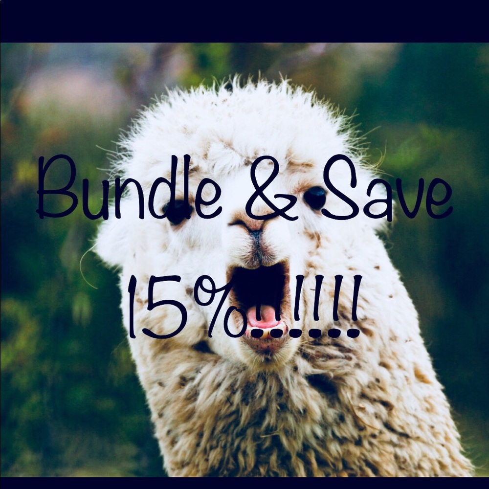 Bundle & Save 15%!!!!!